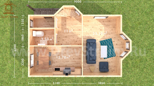 План 1 этажа